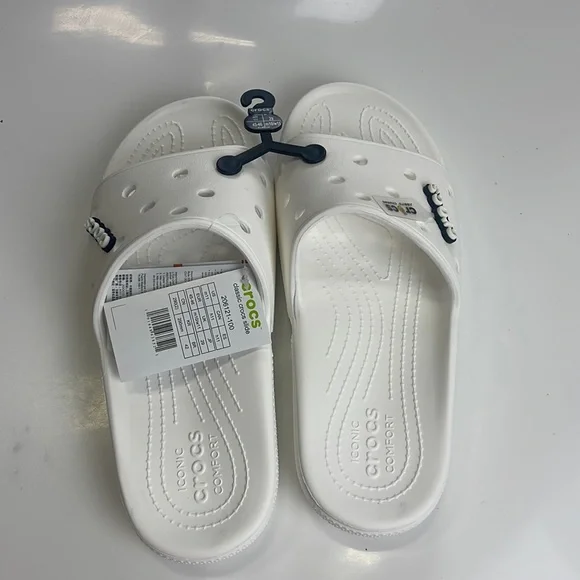 CROCS | Shoes | Crocs Classic Crocs Slide White Size 1 With  display picture 2